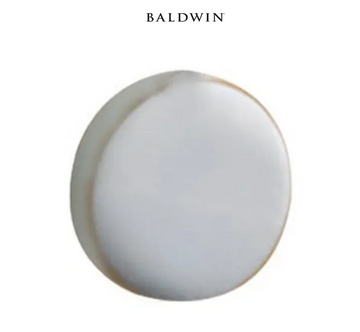 Baldwin Contemporary Style Brass Screw Cover
